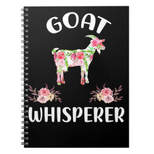 Caderno Espiral Cabra Floral Cabra Sussurrador Perito em Bodes Cri