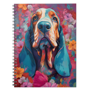 Caderno Espiral Caça Colorida do Basset