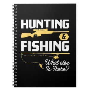 Caderno Espiral Caça e Pesca - O que mais existe - Fishe engraçado