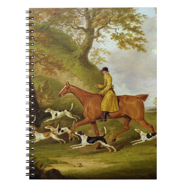 Caderno Espiral Caçador e cães, 1809 (óleo em canvas) (Frente)