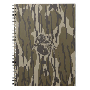 Caderno Espiral Caçadores De Patos Com Camuflagem De Florestas De