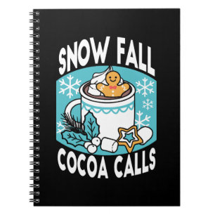 Caderno Espiral Cacau quente e berço de inverno - Chamadas de Caca