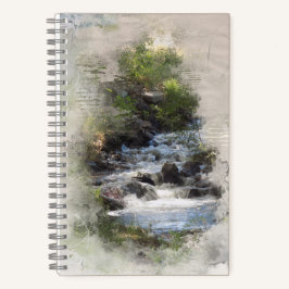 Caderno Espiral Cachoeira Sons Suaves