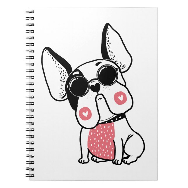 Caderno Espiral cachorrinho fofo (Frente)