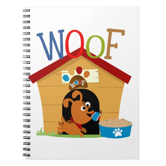 Caderno Espiral Cachorro (Frente)