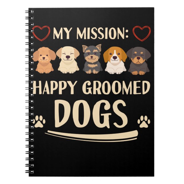 Caderno Espiral Cachorro Amarrando Animais de Amor (Frente)