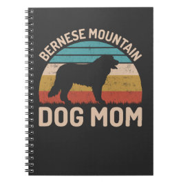 Caderno Espiral Cachorro Bernese Mãe, Cachorro Bernês Mãe