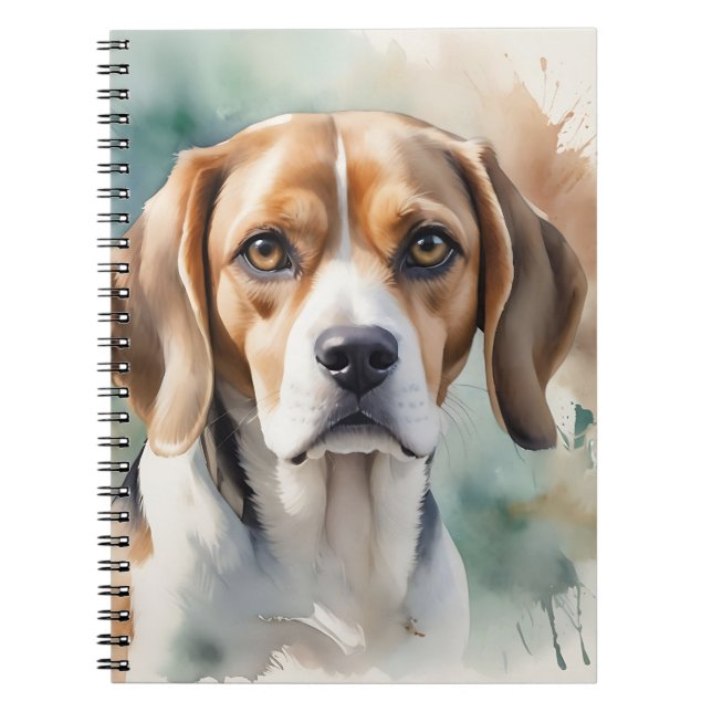 CADERNO ESPIRAL CACHORRO BRANCO E MARÍTIMO (Frente)