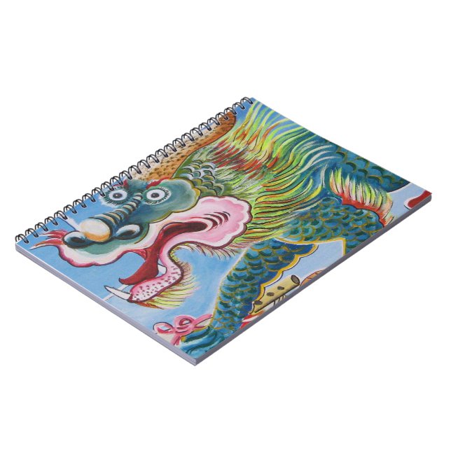 Caderno Espiral Cachorro Chinês/Mural Guardião do Leão (Left Side)