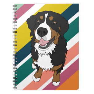 Caderno Espiral Cachorro da Montanha Bernese