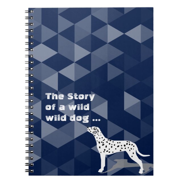 Caderno Espiral Cachorro dálmata fofo (Frente)