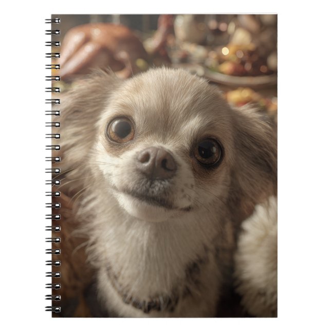 Caderno Espiral Cachorro Dando  (Frente)