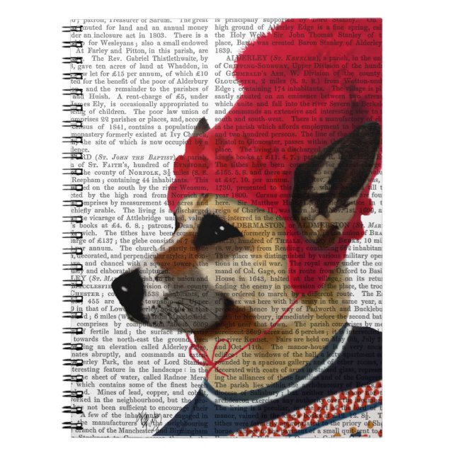 Caderno Espiral Cachorro de esqui 2 (Frente)