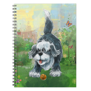 Caderno Espiral Cachorro de Ovelhas Brincadeiras