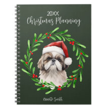 Cachorro de Planejamento de Natal Shih Tzu cria