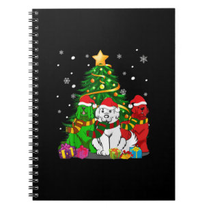 Caderno Espiral Cachorro Funny Newfound Melhor presente de Natal