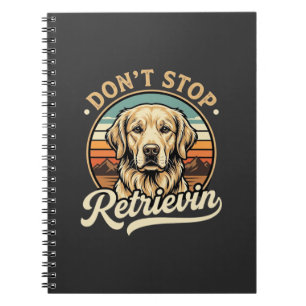 Caderno Espiral Cachorro Golden Retriever Não Para de Recuperar