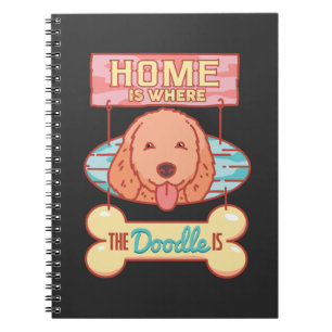 Caderno Espiral Cachorro Goldendoodle