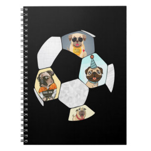 Caderno Espiral Cachorro Legal Pug Life Pug Birthday Cachorro