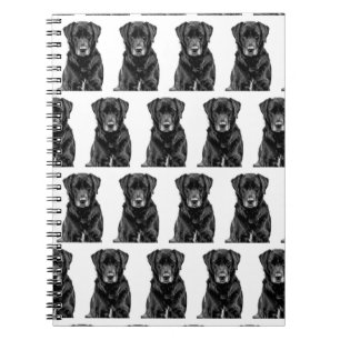 Caderno Espiral Cachorro Negro-Labrador Cachorro-Pinto-Papoila-esb