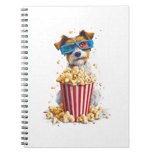 Caderno Espiral Cachorro Pipoca � Cachorro da Noite de Filme