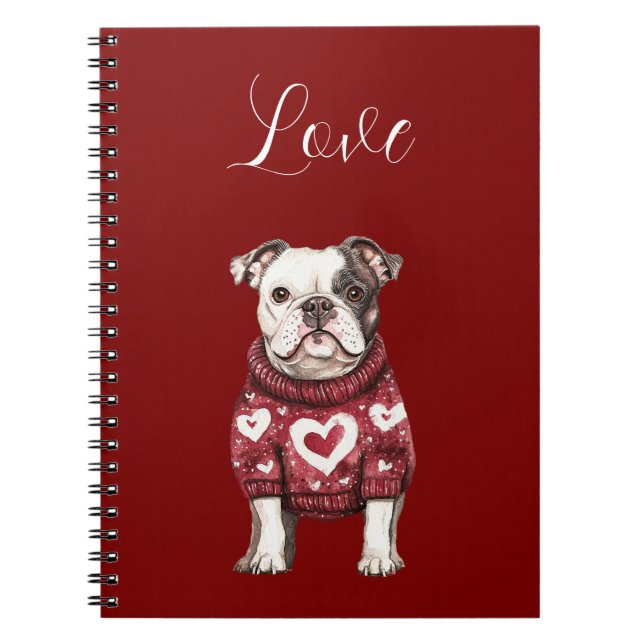 Caderno Espiral Cachorro Vermelho (Frente)