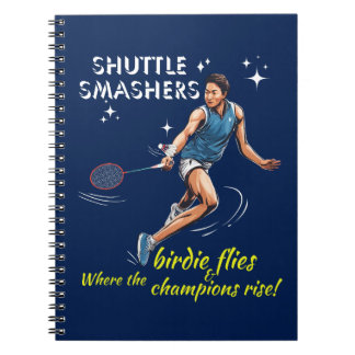 Caderno Espiral Cachorros Do Shuttle: Onde A Birdie Voa E O Carimb