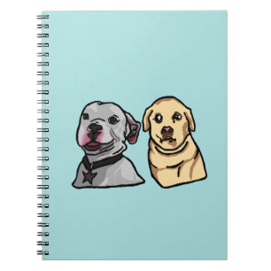 Caderno Espiral Cachorros Memes Fofos