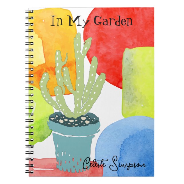 Caderno Espiral Cacto-fechado (Frente)