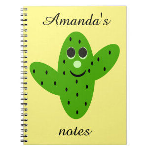 Caderno Espiral Cactus Cute