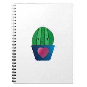 Caderno Espiral Cactus De Amor