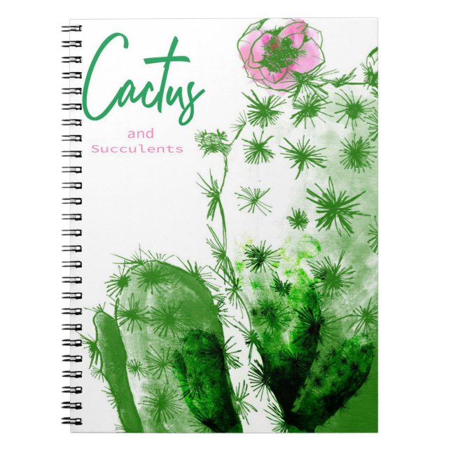 Caderno Espiral Cactus E Succults (Frente)