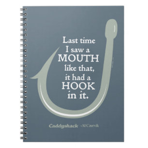 Caderno Espiral Caddyshack   A Última Vez Que Vi Uma Boca Assim