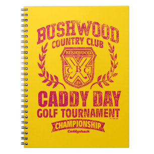Caderno Espiral Caddyshack Bushwood Country Club Caddy Day Golf