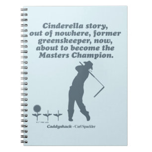 Caderno Espiral Caddyshack História Cindrella