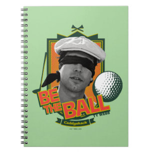 Caderno Espiral Caddyshack   Seja A Bola
