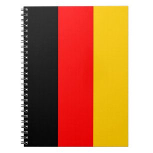 Caderno Espiral Caderneta Alemanha estandarte