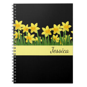 Caderno Espiral Caderno-Daffodils conhecidos feitos sob encomenda