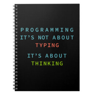 Caderno Espiral “Caderno de Citações de Programação para Codificad