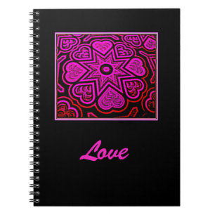 Caderno Espiral Caderno/Diário 'Amor'