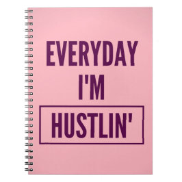 Caderno Espiral Caderno: Diário eu sou Hustlin