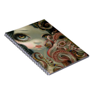Caderno Espiral "Caderno do polvo Jeweled"