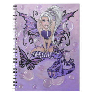 Caderno Espiral "CADERNO feericamente bonito do dragão de Cuties