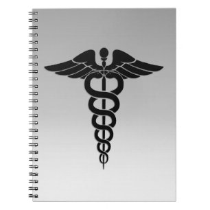 Caderno Espiral Caduco Médico Silver