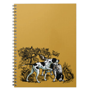 Caderno Espiral cães caçadores