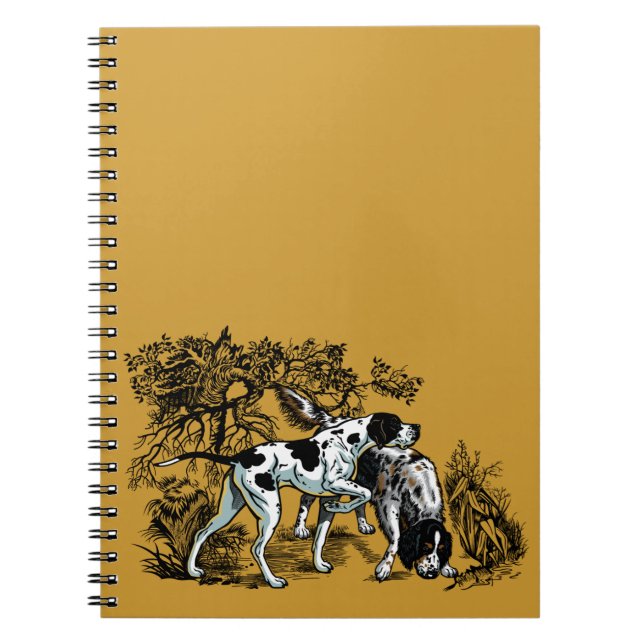 Caderno Espiral cães caçadores (Frente)