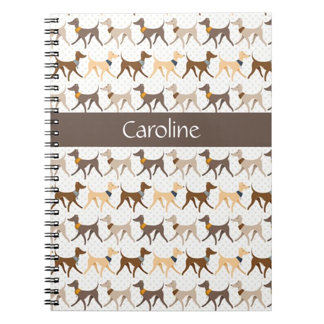 Caderno Espiral Cães de passeio (Frente)