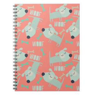 Caderno Espiral Cães e Ossos