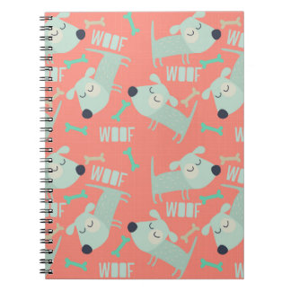 Caderno Espiral Cães e Ossos