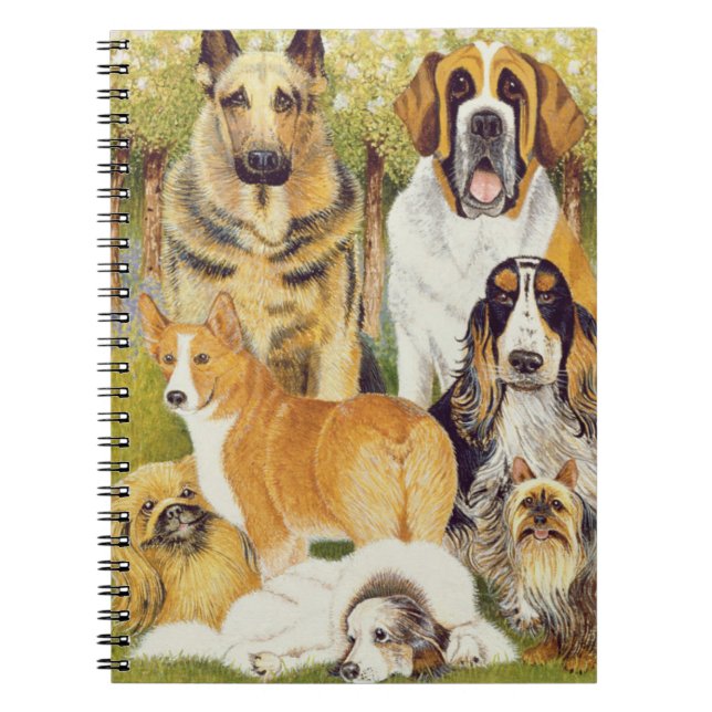 Caderno Espiral Cães em maio (Frente)
